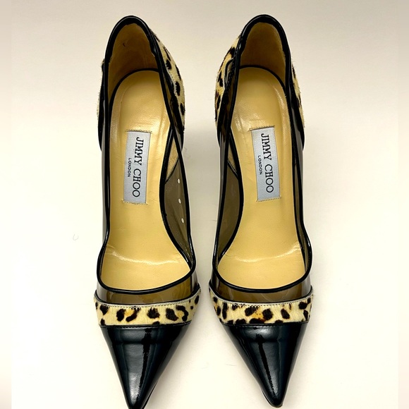 Jimmy Choo Leopard Print Heels - Picture 9 of 9